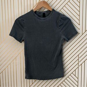 SKIMS Black Short Sleeve Tee